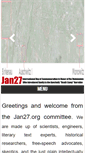 Mobile Screenshot of jan27.org