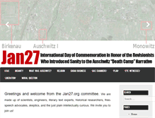 Tablet Screenshot of jan27.org